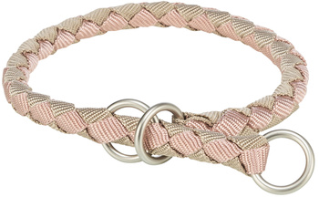 Cavo, obroża zaciskowa, dla psa, róż/piaskowy, S: 30–36 cm/o 12 mm