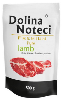 DOLINA NOTECI PIES PURE 500g jagnięcina  SASZETKA /10