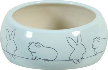 ZOLUX Miska ceramiczna dla gryzonia przeciw chlapaniu COSY 150ml niebies