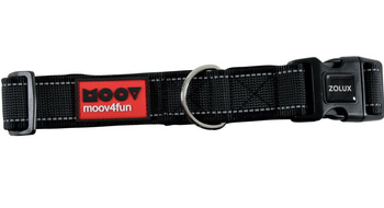 Zolux Obroża dla psa regulowana MOOV 40 mm kol. czarny