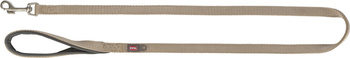 Premium, smycz, dla psa, taśma, piaskowa, M–L: 1.00 m/20 mm