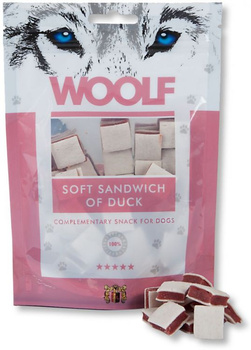 WOOLF przysmak PIES 100g SOFT SANDWICH DUCK