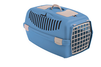 ZOLUX Transporter dla psa GULLIVER 3 plastikowe drzwi kol. niebieski