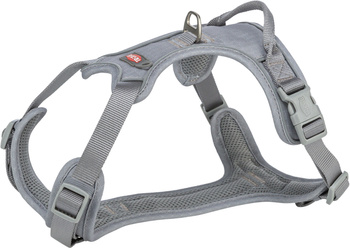Premium Active, szelki, dla psa, grafit, L: 69–87 cm/25 mm