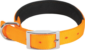 *- ZOLUX Obroża nylon KOMFORT 40 cm/20 mm kol. pomarańczowy