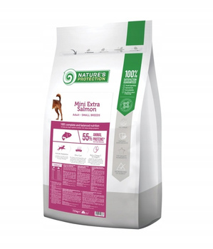 NATURES PROTECTION PIES  7.5kg  MINI      EXTRA SALMON small breeds