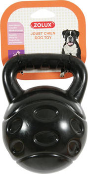 *- ZOLUX Zabawka TPR BUBBLE piłka z uchwytem 15 cm kol. czarny