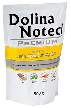 DOLINA NOTECI PIES 500g kura SASZETKA /10