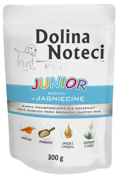 DOLINA NOTECI PIES 300g JUNIOR jagnie  SASZETKA /10