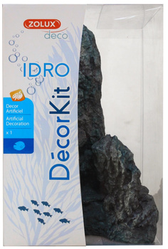 Zolux Ozdoba do akwarium z żywicy IDRO KIT BLACK STONE S 7,5x11x17,4 cm