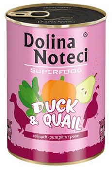 DOLINA NOTECI SUPERFOOD 400g KACZKA,  PRZEPIÓRKA puszka /6