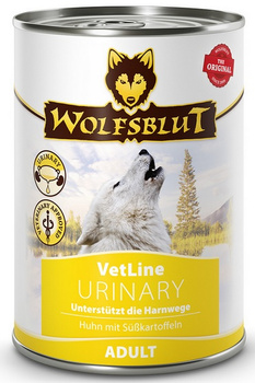 Wolfsblut Dog VetLine Urinary - kurczak i bataty puszka 395g