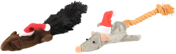 ZABAWKI ŚWIĄTECZNE MYSZKI 2 szt