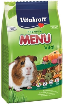 VITAKRAFT MENU VITAL Karma pełnoporcjowa z witaminami dla świnek morskich 3kg