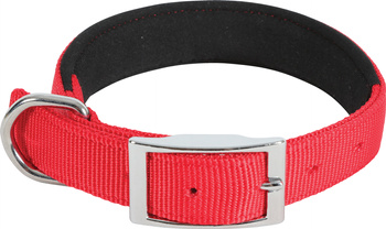 *- ZOLUX Obroża nylon KOMFORT 45 cm/20 mm kol. czerwony