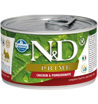 Farmina ND Prime Grain Free Adult Mini - kurczak i granat 140g