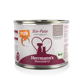 HERRMANN'S MANUFAKTUR Kreativ Mix Bio Pute - 100% indyk ekologiczny (200g)