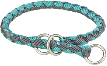 Cavo, obroża zaciskowa, dla psa, aqua/grafit, XS–S: 25–31 cm/o 12 mm