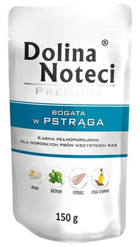 DOLINA NOTECI PIES 150g pstrąg SASZETKA /10