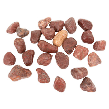 Kamienie polerowane Red Granite Pebble 20-30 mm  do akwarium terrarium