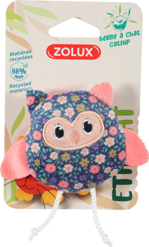 ZOLUX Zabawka dla kota sowa, kwiaty ETHICAT 11 cm