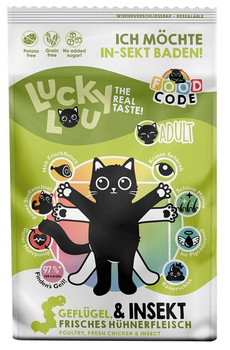 Lucky Lou Food Code Lifestage Adult Drób & Owady 750g