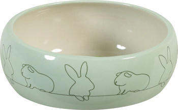 ZOLUX Miska ceramiczna dla gryzonia przeciw chlapaniu COSY 250ml zielona