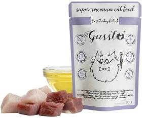 GUSSTO sasz.85g FRESH TURKEY DUCK /8 Pokarm dla kota z INDYKIEM I KACZKĄ