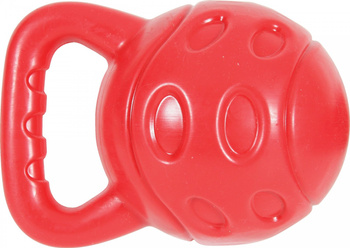 *- ZOLUX Zabawka TPR BUBBLE piłka z uchwytem 15 cm kol. czerwony