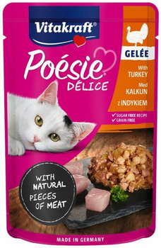 VITAKRAFT KOT 85g sasz. POESIE INDYK      DELI żel /23
