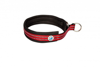 ALL FOR DOGS OBROŻA  PÓŁZACISK 40 CZERW. 40-50cm