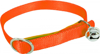 ZOLUX Obroża dla kota nylonowa 30 cm/10 mm kol. pomarańczowy