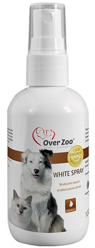 OVER ZOO WHITE SPRAY 100ml  PŁYN NA      ZAŻÓŁCENIA SIERŚCI   /11