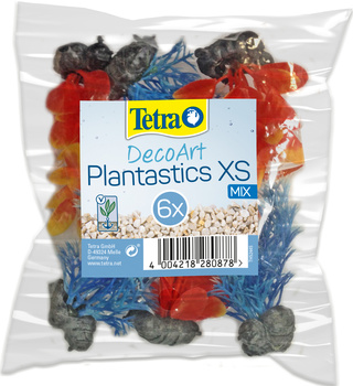 TETRA DecoArt Plantastics XS Mix 6 szt., sztuczne rośliny akwariowe