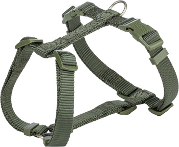 Premium, szelki typu H, dla psa, oliwkowa zieleń, L: 60–87 cm/25 mm