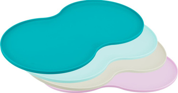 TX-24566 PODKŁADKA POD MISKI SILIKON     44x27cm MIX KOLOR   /4