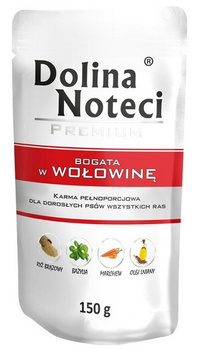 DOLINA NOTECI PIES 150g wołowina  SASZETKA /10