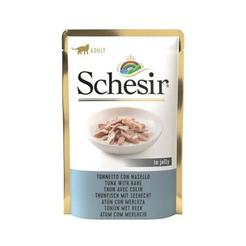 SCHESIR KOT sasz.85g  TUŃCZYK MORSZCZUK   w galaretce   /20