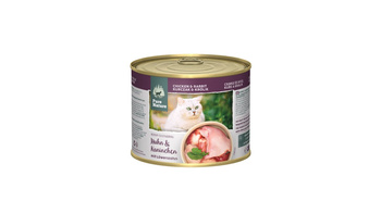 PURE NATURE CAT Huhn Kaninchen - kurczak z królikiem i mniszkiem lekarskim dla dorosłych kotów 200g