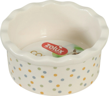 ZOLUX Miska ceramiczna dla gryzonia COSY 150 ml w groszki