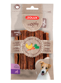Zolux Przysmak dla psa MOOKY Premium Tiglies drób marchewka S  8 szt.
