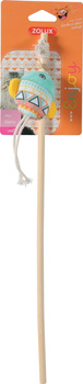 Zolux Zabawka dla kota wędka ryba KALI kol. zielony 40 cm