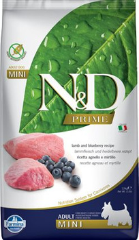 FARMINA ND PRIME GF LAMB BLUEBERRY ADULT MINI 2,5KG / PIES