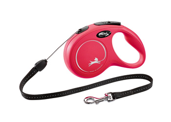 FLEXI NEW CLASSIC LINKA S  8m/12kg        CZERWONA