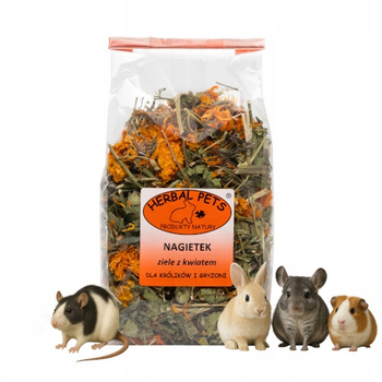 HERBAL PETS NAGIETEK ZIELE Z KWIATEM 70g   LOK.64