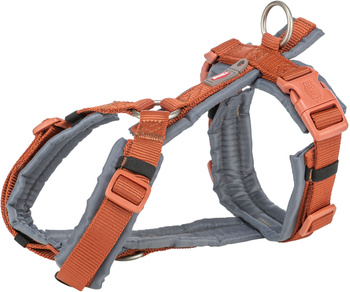 Premium trekking, szelki, dla psa, rdzawe/grafit, XL: 80–97 cm/25 mm