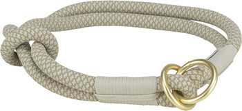 Soft Rope, obroża zaciskowa, linka, jasnoszara, dla psa XS: 25 cm/o 6 mm