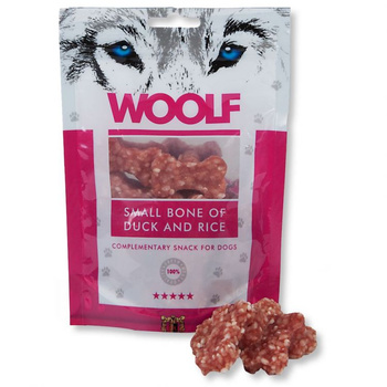 WOOLF przysmak PIES 100g SMALL BONE OF DUCK AND RICE