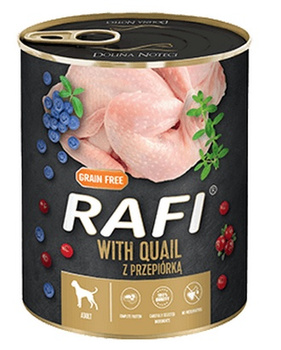 RAFI PIES pusz.800g PRZEPIÓRKA, BORÓWKA,  ŻURAWINA /12