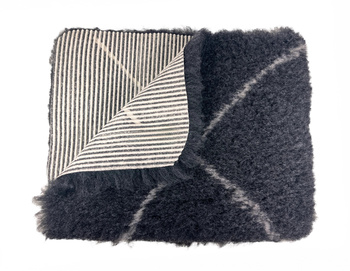 ZOLUX Dry bed posłanie izolujące dla psa wzór berberyjski 75x95 cm grafit
